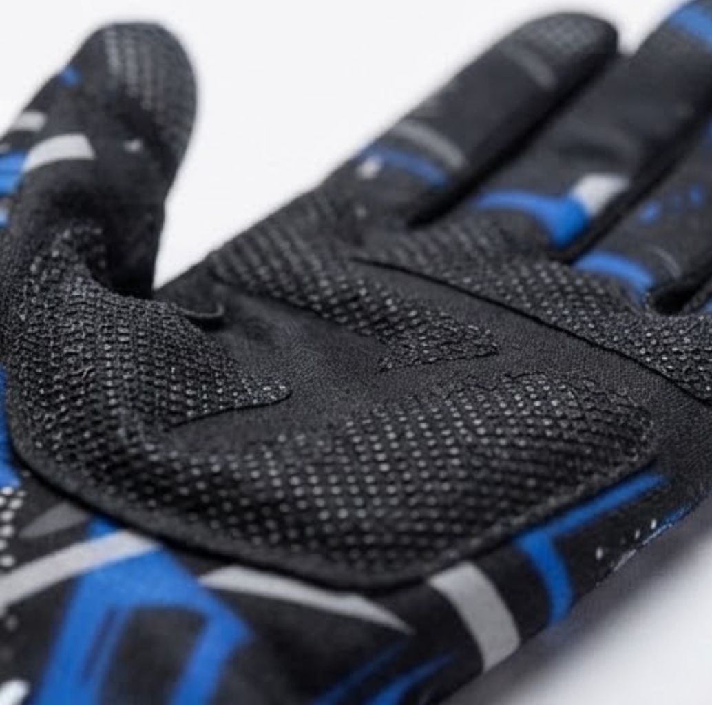 Custom Blue Racing Gloves - Professional Karting Gear