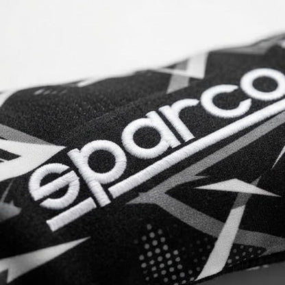 Custom black and white Racing Gloves - Professional Karting Gear