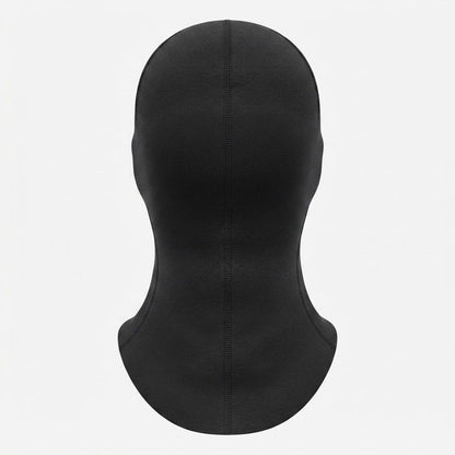 Black Thermal Balaclava – Premium Performance Headwear with Flatlock Stitching