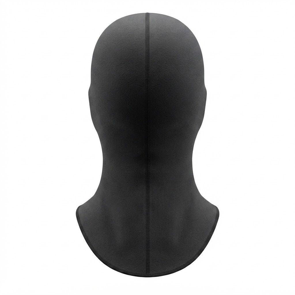 Professional Black Fire-Resistant Racing Balaclava – FIA 8856-2018 Approved