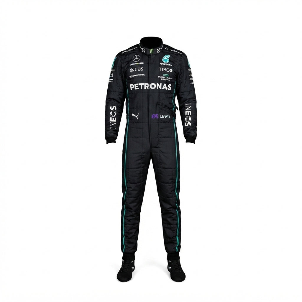 2022 Lewis Hamilton Mercedes F1 Race Suit karting suits