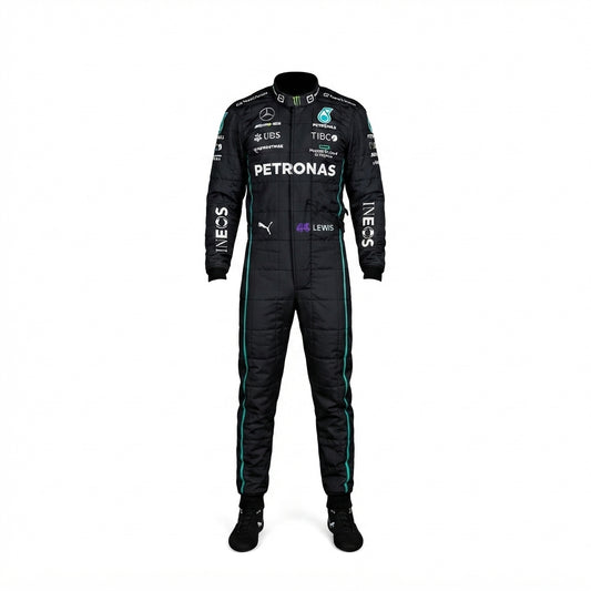 2022 Lewis Hamilton Mercedes F1 Race Suit karting suits
