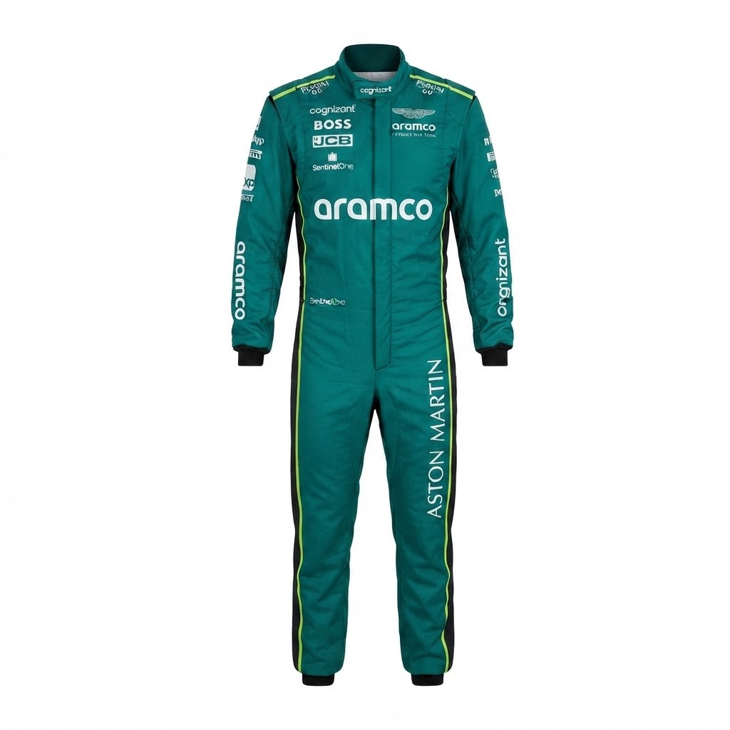 2024 Lance Stroll Aston Martin F1 Race Suit kart racing suit