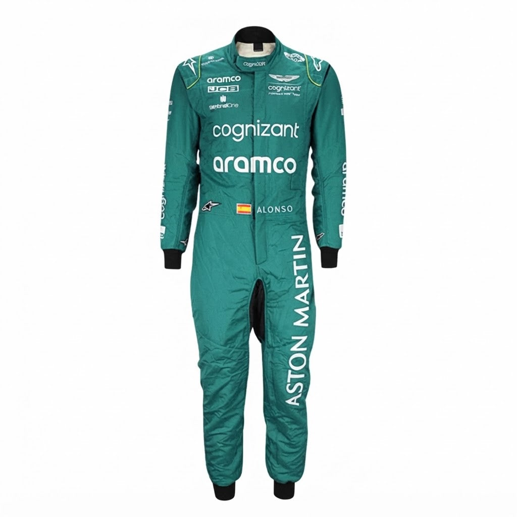 2023 Fernando Alonso Aston Martin F1 Race Suit karting suit
