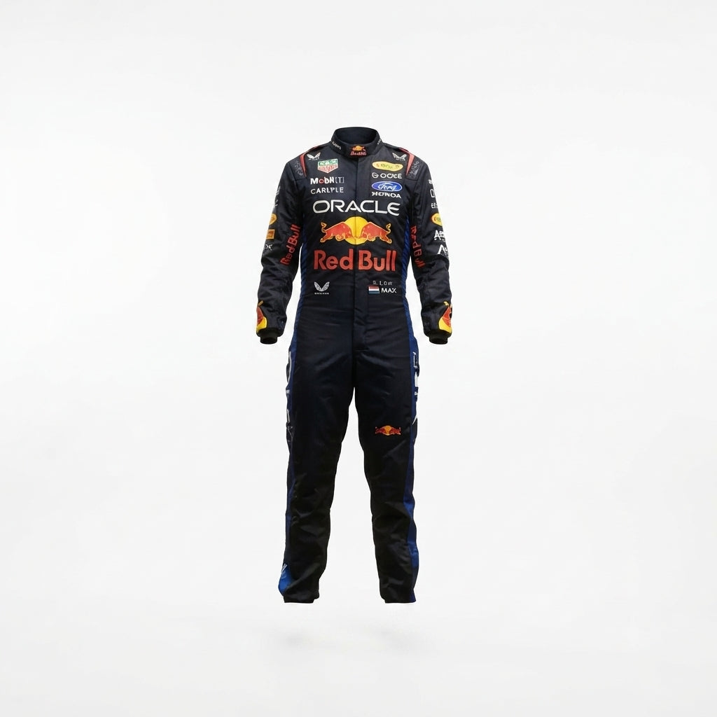 Max Verstappen 2026 Red Bull F1 Race Suit Replica go kart suits